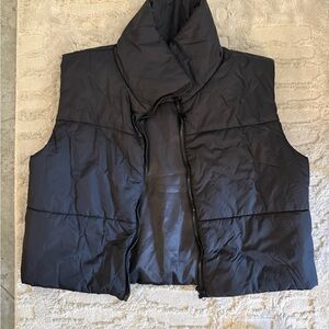 Black Puffer Vest